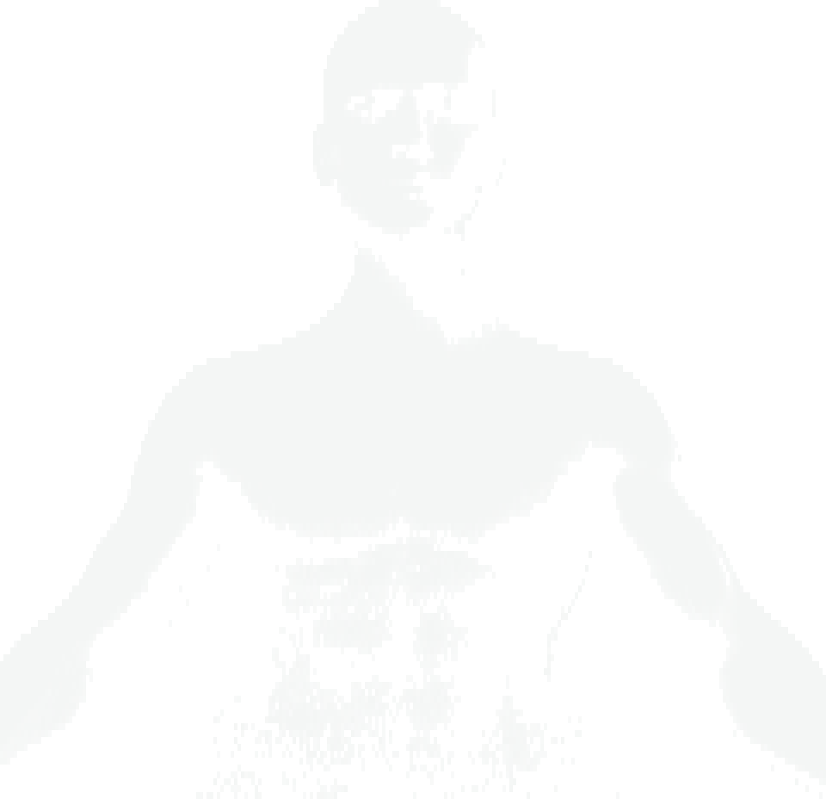 ADAM, the male humanoid character of ANYMA, created by Alessio De Vecchi